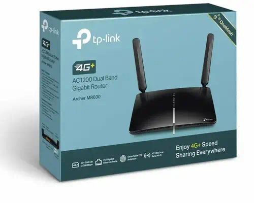 TP-Link Archer MR600 routeur sans fil Bi-bande (2,4 GHz / 5 GHz) 4G Noir - Borne Wifi - visuel 4