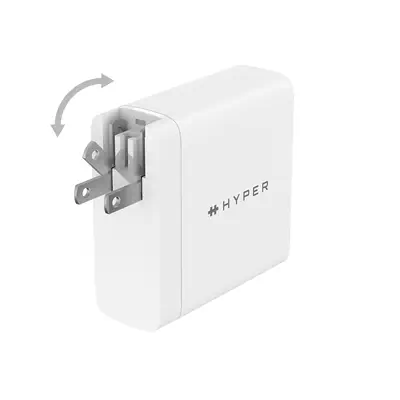 HYPER HJG140WW chargeur d'appareils mobiles Universel Blanc Secteur Charge rapide Intérieure - Hyper - Station d'accueil pour portable - visuel 3