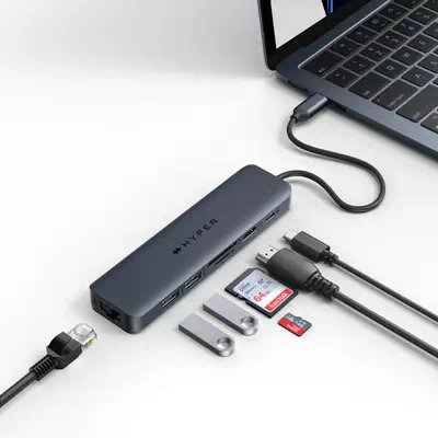 Targus HD4003GL station d'accueil USB Type-C Bleu Targus - visuel 1 - hello RSE - Prise en charge étendue des moniteurs 4K