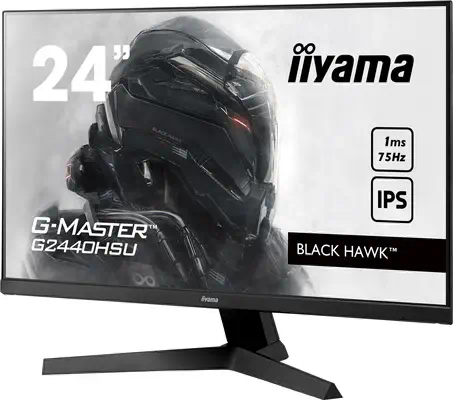 iiyama G-MASTER G2440HSU-B1 LED display 60,5 cm (23.8") 1920 x 1080 pixels Full HD Noir - Ecran Ordinateur - visuel 2