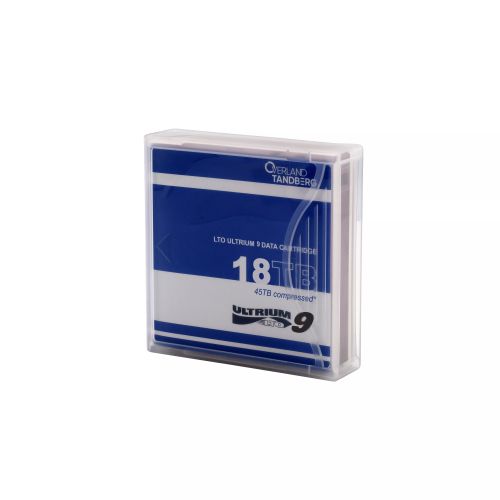 Achat Cassette de données Overland-Tandberg LTO-9, 18 To/45 To, sans étiquette (1 pièce, commandez plusieurs quantités de 5 pièces) au meilleur prix