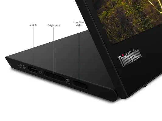 LENOVO ThinkVision M15 14p IPS LED FHD 16:9 300cd/m2 - Lenovo - Ecran Ordinateur - visuel 8