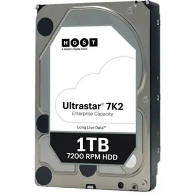 Western Digital Ultrastar HUS722T1TALA604 disque dur 1 To 7200 tr/min 128 Mo 3.5" Série ATA III - Disque dur Interne - visuel 1