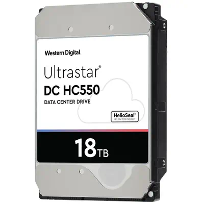 Western Digital Ultrastar DC HC550 disque dur 18 To 7200 tr/min 512 Mo 3.5" Série ATA III - Disque dur Interne - visuel 3