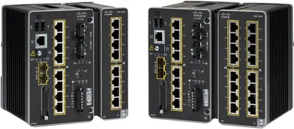 Cisco Catalyst IE3300 Géré L2 Gigabit Ethernet (10/100/1000) Noir - Accessoire Réseau - visuel 2
