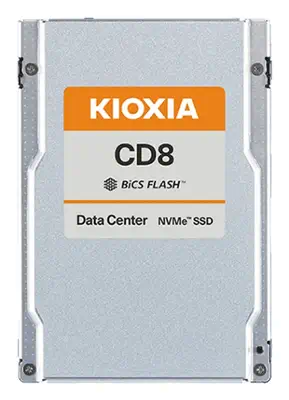 Kioxia CD8-V 12,8 To 2.5" PCI Express 4.0 NVMe BiCS FLASH TLC - Disque dur SSD - visuel 1