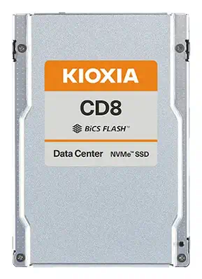 Kioxia CD8-R 15,4 To 2.5" PCI Express 4.0 NVMe BiCS FLASH TLC - Disque dur SSD - visuel 2