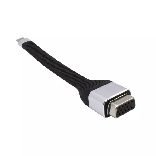 Revendeur officiel Câble Audio I-TEC USB C to VGA Flat Adapter 1xVGA Full HD