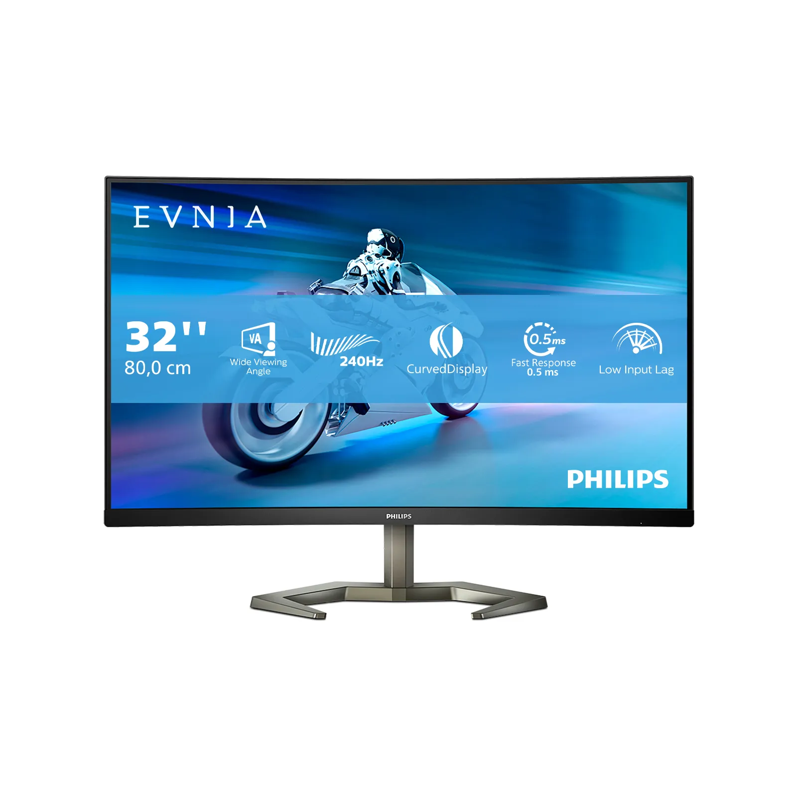 Philips Momentum 32M1C5200W/00 écran plat de PC 80 Philips - visuel 1 - hello RSE - Taux de rafraîchissement ultra-rapide de 240 Hz