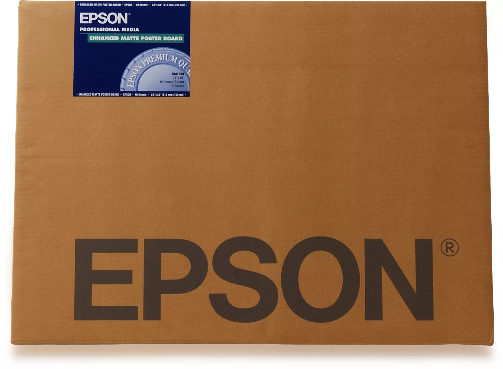 Revendeur officiel Epson Cart Mat Posterboard 850g 20f. A3+ (0,329x0,483m