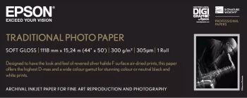 Achat EPSON S045056 Traditional photo papier 330g/m2 1118mm x au meilleur prix