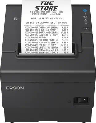 Epson TM-T88VII (132): USB, Ethernet, PoweredUSB, Black - Autre Imprimante - visuel 3
