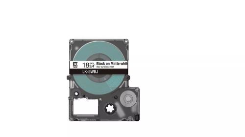Achat Papier EPSON Matte Tape White/Black 18mm 8m LK-5WBJ