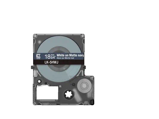 Epson LK-5HWJ Marine, Blanc - Papier - visuel 4