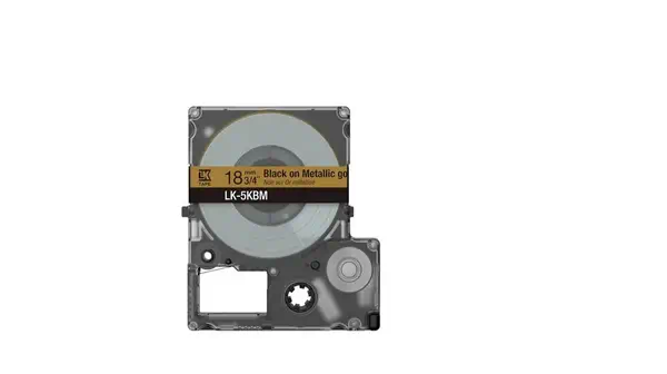 Achat EPSON Metallic Tape Silver/Black 18mm 9m LK-5SBM sur hello RSE - visuel 5