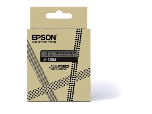 Epson LK-5SBM Noir, Argent - Papier - visuel 3