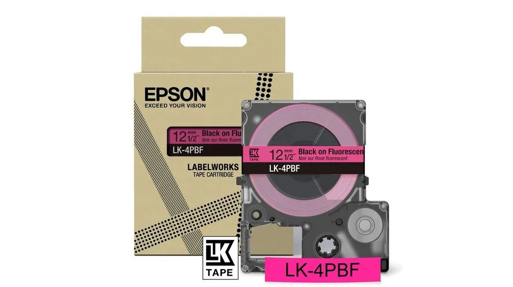 Epson LK-4PBF Noir, Rose Epson - visuel 1 - hello RSE - Laissez libre cours à votre créativité!
