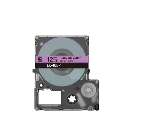 Epson LK-4UBP Noir, Violet - Papier - visuel 2