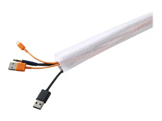 NEOMOUNTS NS-CS200WHITE Cable Sock 200 cm long 8 - Neomounts - Accessoire Câble - visuel 4