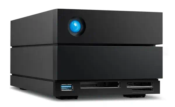 LaCie 2BIG DOCK boîtier de disques 32 To Bureau Noir - Disque dur Externe - visuel 1