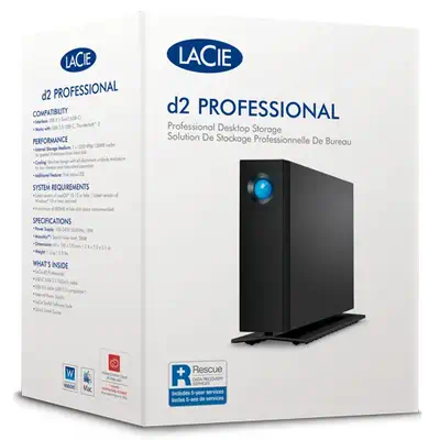 LaCie d2 Professional disque dur externe 20 To LaCie - visuel 1 - hello RSE - Des performances garanties, une fiabilité assurée