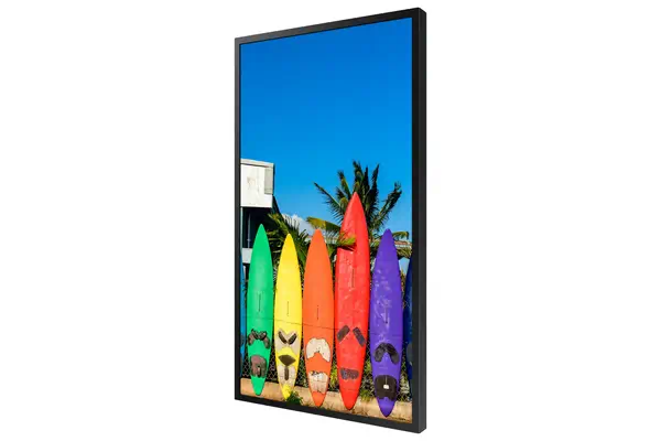 55" Window Signage OMB 4K Samsung - visuel 1 - hello RSE - Une configuration sans enchevêtrement de fils