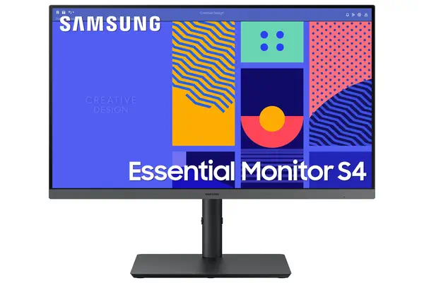 23,8" Essential Monitor S4 S43GC FHD 100Hz Samsung - visuel 1 - hello RSE - Connectivité polyvalente