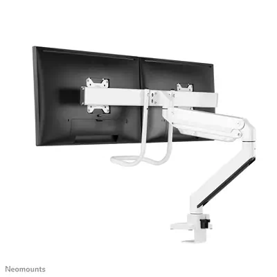 Neomounts NM-D775DXWHITE Support d'écran à fixer 10-32" - ressort à gaz - Topfix - arrêt 180° - Support Fixe & Mobile - visuel 7
