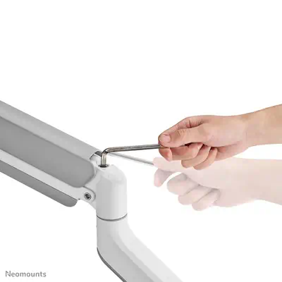 Neomounts DS70PLUS-450WH1 Support d'écran à fixer 17-49" - ressort à gaz - Topfix - arrêt 180° - Support Fixe & Mobile - visuel 2