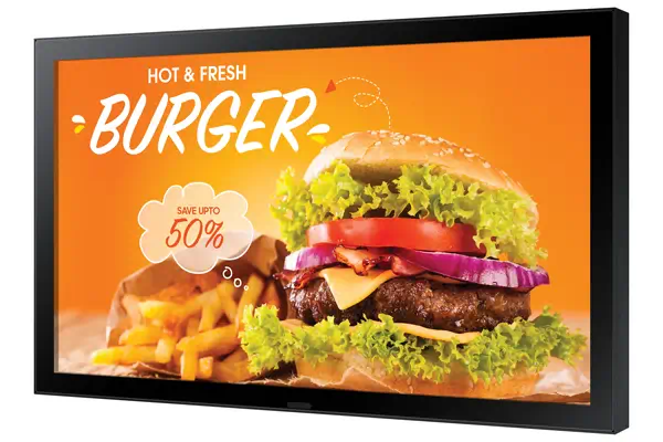 24" Outdoor Signage OHB Samsung - visuel 1 - hello RSE - Affichez vos contenus avec une luminosité et un coût optimal