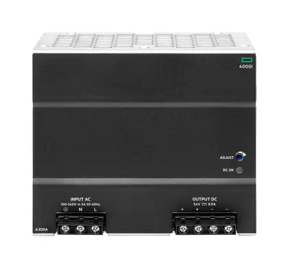 Aruba Networking 4000i POE 54VDC 480W 100-240VAC DIN Power Supply - HP - Switchs et Hubs - visuel 1