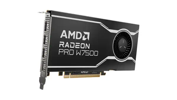AMD Radeon Pro W7500 8 Go GDDR6 - Carte graphique - visuel 1