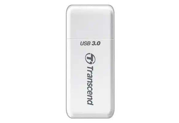 Transcend TS-RDF5W lecteur de carte mémoire USB 3.2 Gen 1 (3.1 Gen 1) Type-A Blanc - Accessoire Stockage - visuel 1