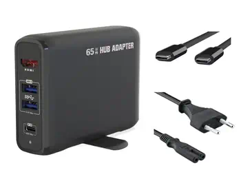 DLH DY-AS5100 station d'accueil Avec fil USB 3.2 Gen 1 (3.1 Gen 1) Type-C Noir offre