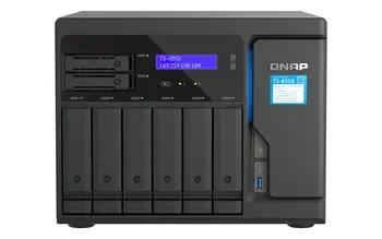 Avantages QNAP TS-855X SAN Tower Intel Atom® C5125 8 Go DDR4 0 To QNAP QTS Noir
