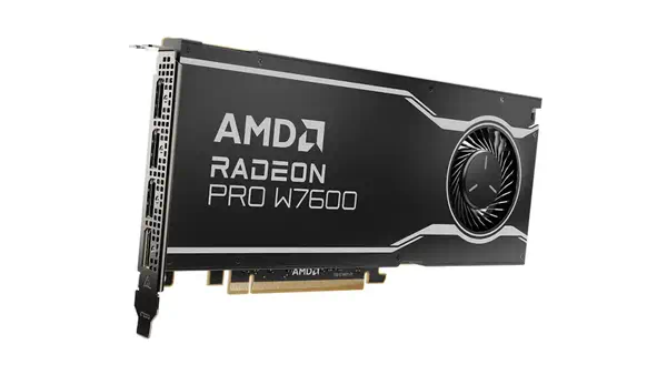 AMD Radeon Pro W7600 8 Go GDDR6 - Carte graphique - visuel 2