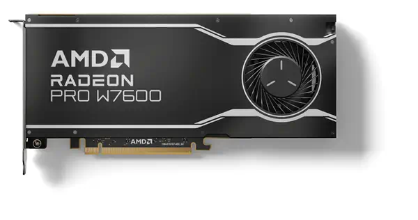 AMD Radeon Pro W7600 8 Go GDDR6 - Carte graphique - visuel 1