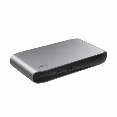 Belkin INC013VFSGY hub & concentrateur Thunderbolt 4 40000 Mbit/s Noir, Gris - Station d'accueil pour portable - visuel 1