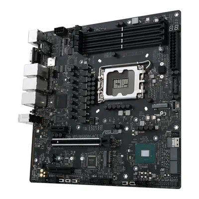 ASUS PRO WS W680M-ACE SE Intel W680 LGA Asus - visuel 1 - hello RSE - SafeSlot et SafeDIMM