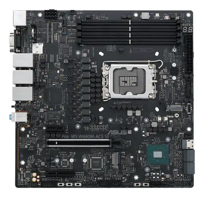 ASUS PRO WS W680M-ACE SE Intel W680 LGA 1700 micro ATX - Asus - Carte mère - visuel 9