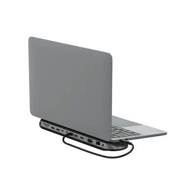 Belkin INC014BTSGY station d'accueil Avec fil USB 3.2 Gen 2 (3.1 Gen 2) Type-C Noir, Gris - Station d'accueil pour portable - visuel 3
