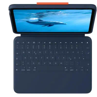 Logitech 920-011191 clavier pour tablette QWERTZ Allemand Smart Connector Bleu - Clavier - visuel 10