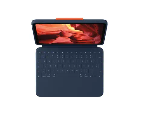 Logitech 920-011191 clavier pour tablette QWERTZ Allemand Smart Connector Bleu - Clavier - visuel 8