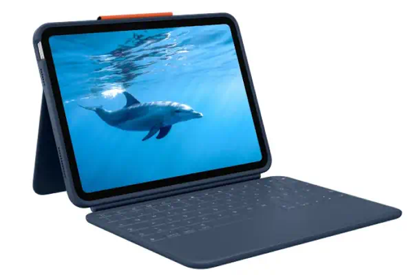 Logitech 920-011191 clavier pour tablette QWERTZ Allemand Smart Connector Bleu - Clavier - visuel 9