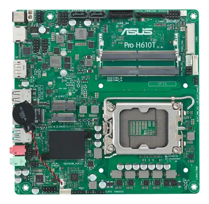 ASUS PRO H610T-CSM Intel H610 LGA 1700 Thin Mini ITX - Asus - Carte mère - visuel 2