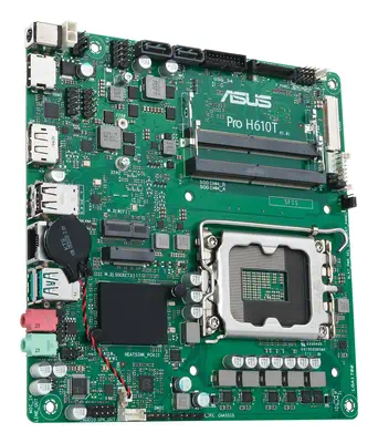 ASUS PRO H610T-CSM Intel H610 LGA 1700 Thin Mini ITX - Asus - Carte mère - visuel 4