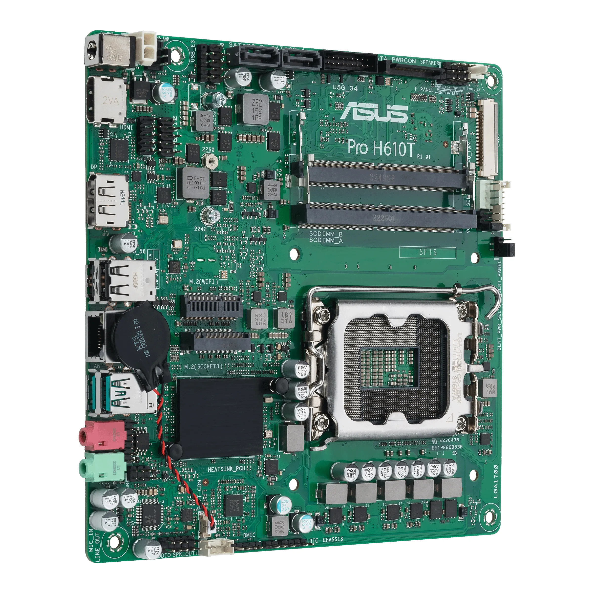 Achat ASUS PRO H610T-CSM LGA1700 2DDR4 Thin Mini ITX sur hello RSE - visuel 5