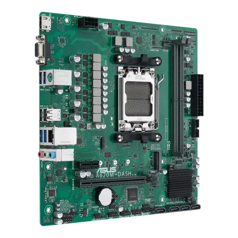 ASUS PRO A620M-DASH-CSM AMD A620 Emplacement AM5 micro ATX - Asus - Carte mère - visuel 2