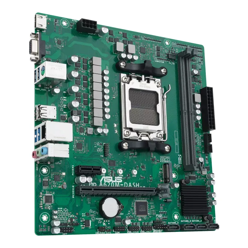 ASUS PRO A620M-DASH-CSM AMD A620 Emplacement AM5 micro ATX - Asus - Carte mère - visuel 3