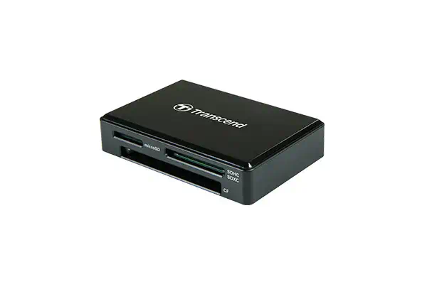 Transcend RDF8 lecteur de carte mémoire Micro-USB Noir Transcend - visuel 1 - hello RSE - Des vitesses de transfert d'une rapidité fulgurante